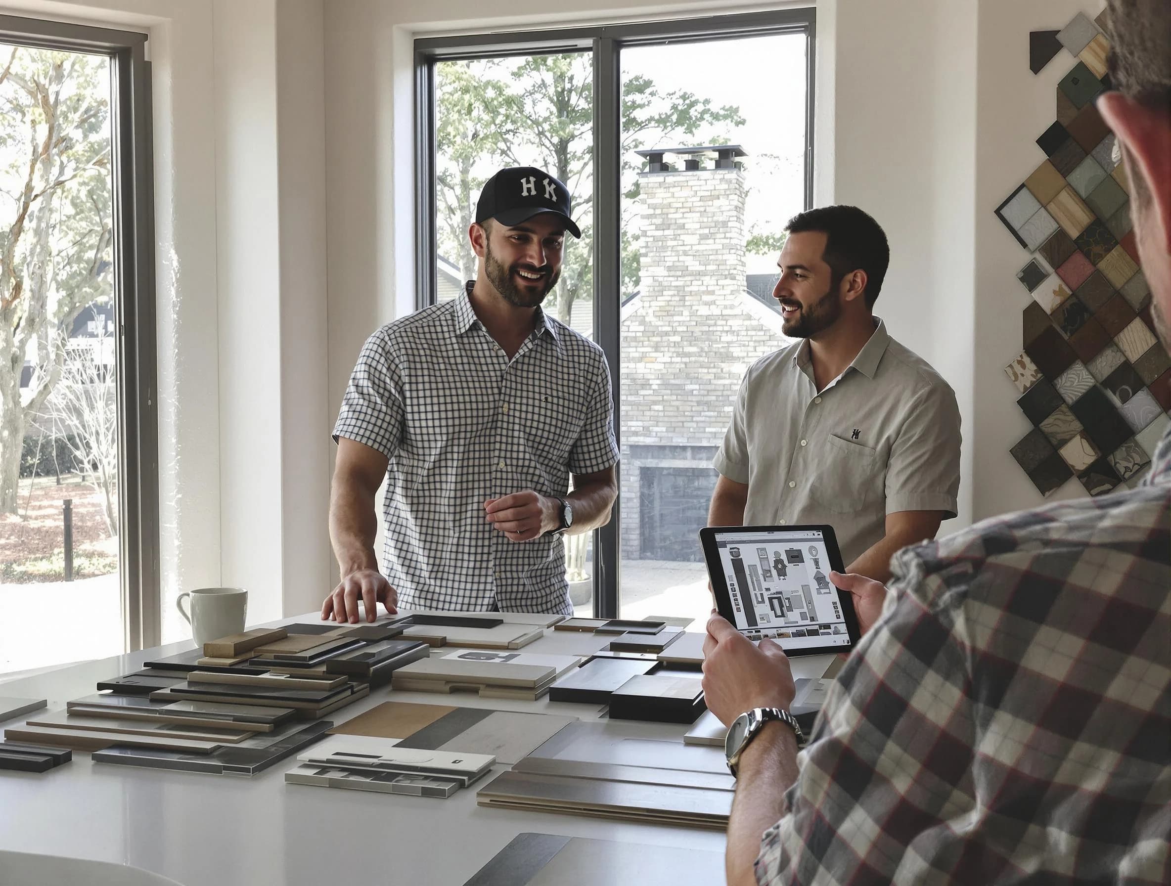 College Park Chimney Sweep remodeling a chimney and fireplace in College Park, GA