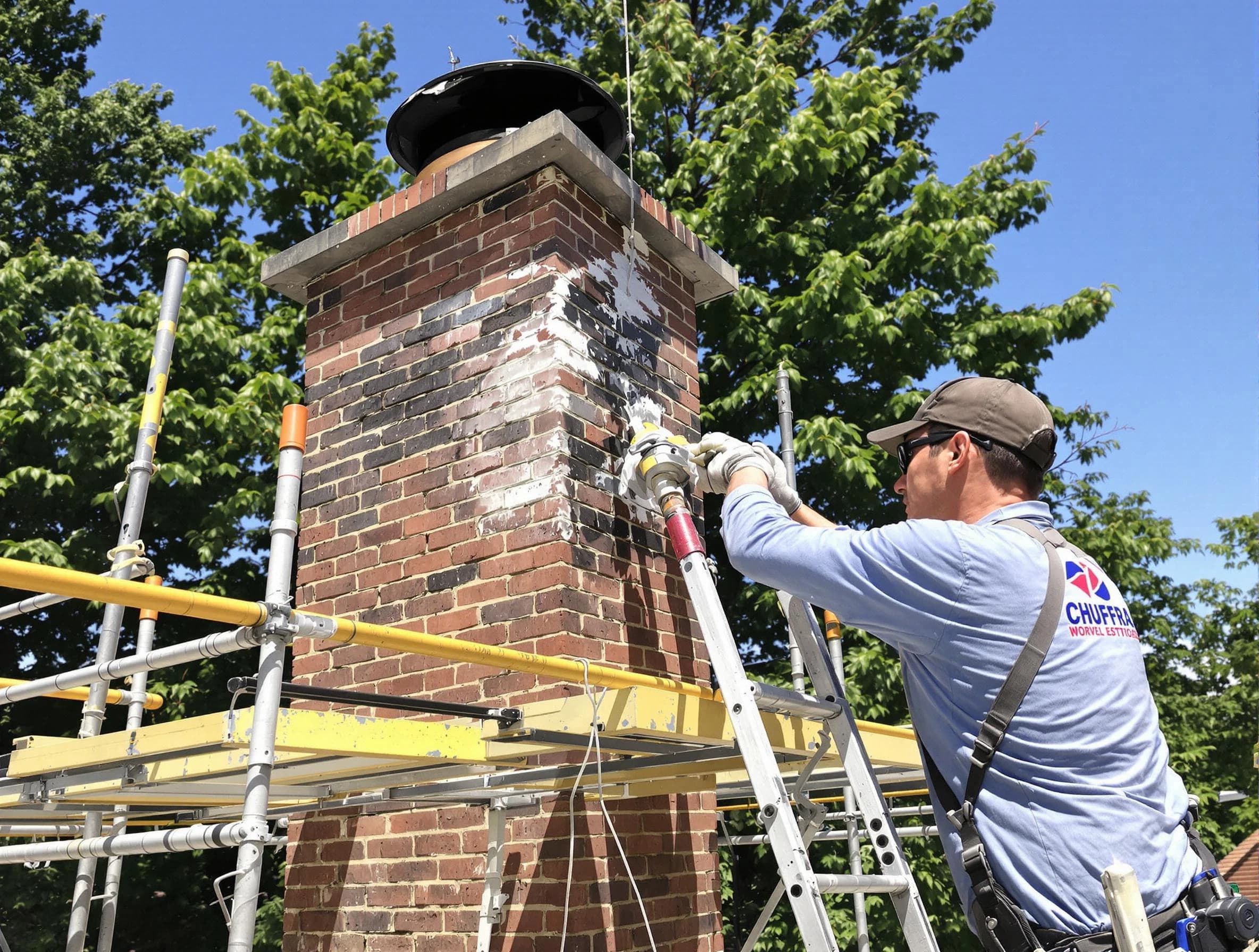 Structural chimney repair by College Park Chimney Sweep in College Park, GA