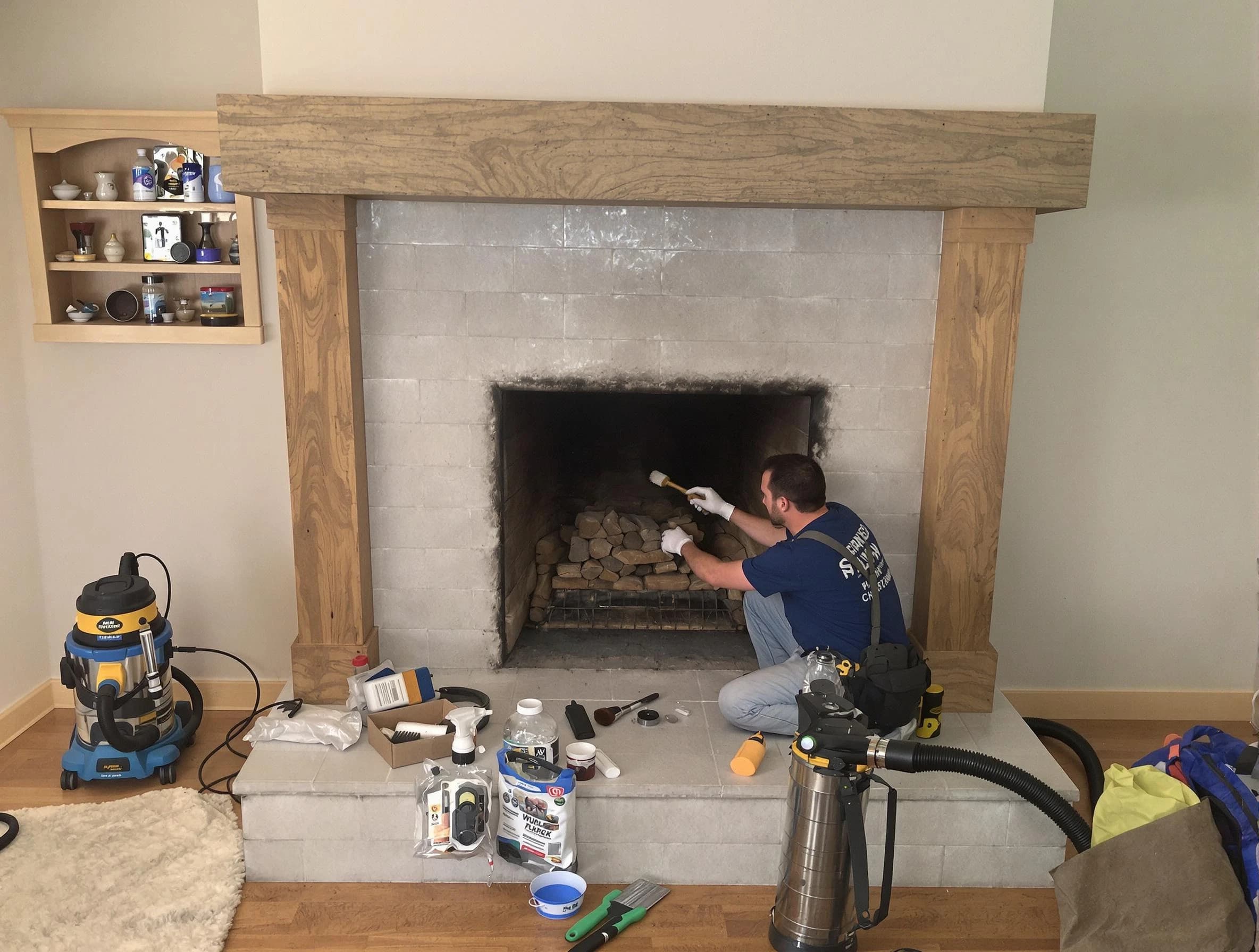 Detailed creosote removal process by College Park Chimney Sweep in College Park, GA