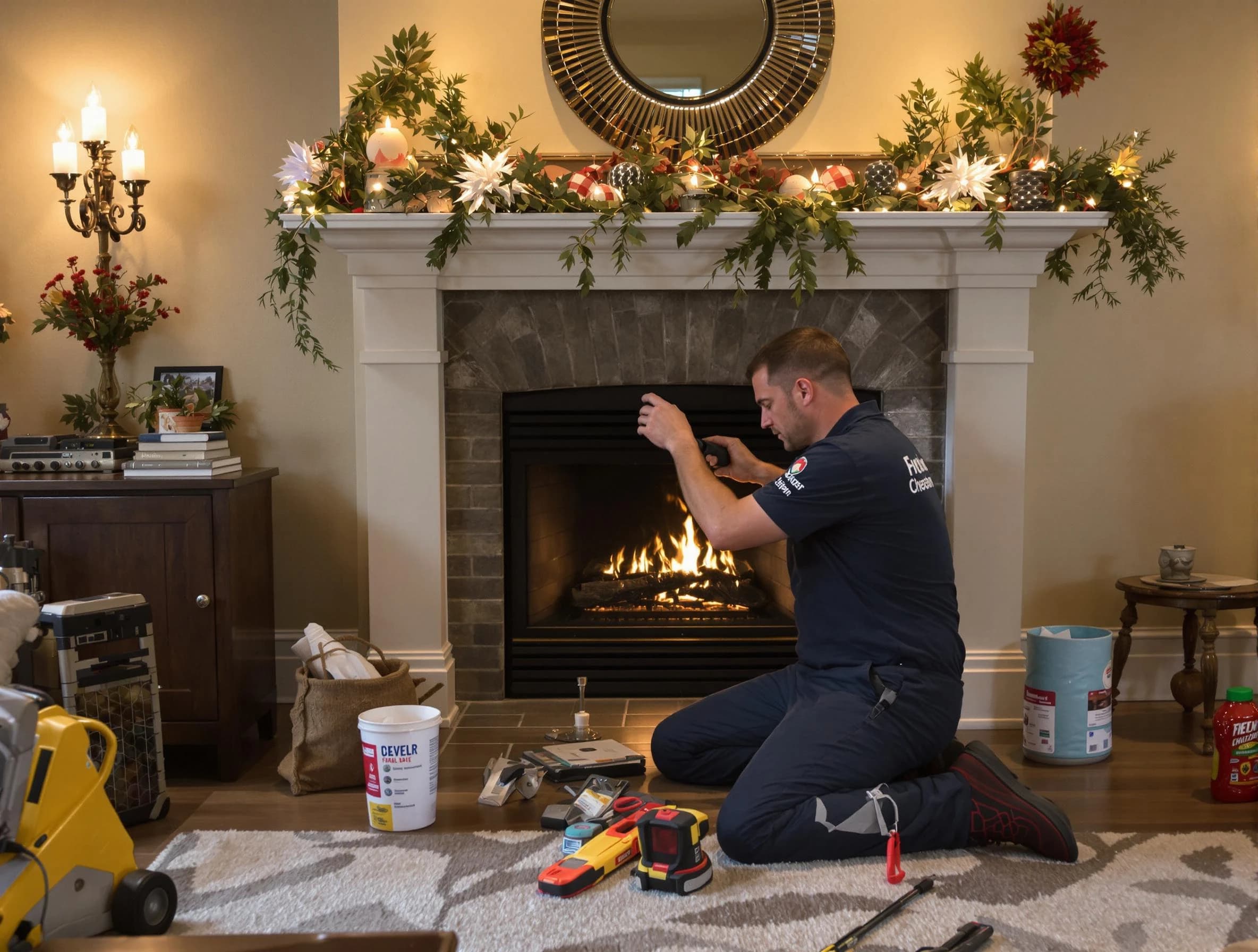 College Park Chimney Sweep offering fireplace maintenance services in College Park, GA