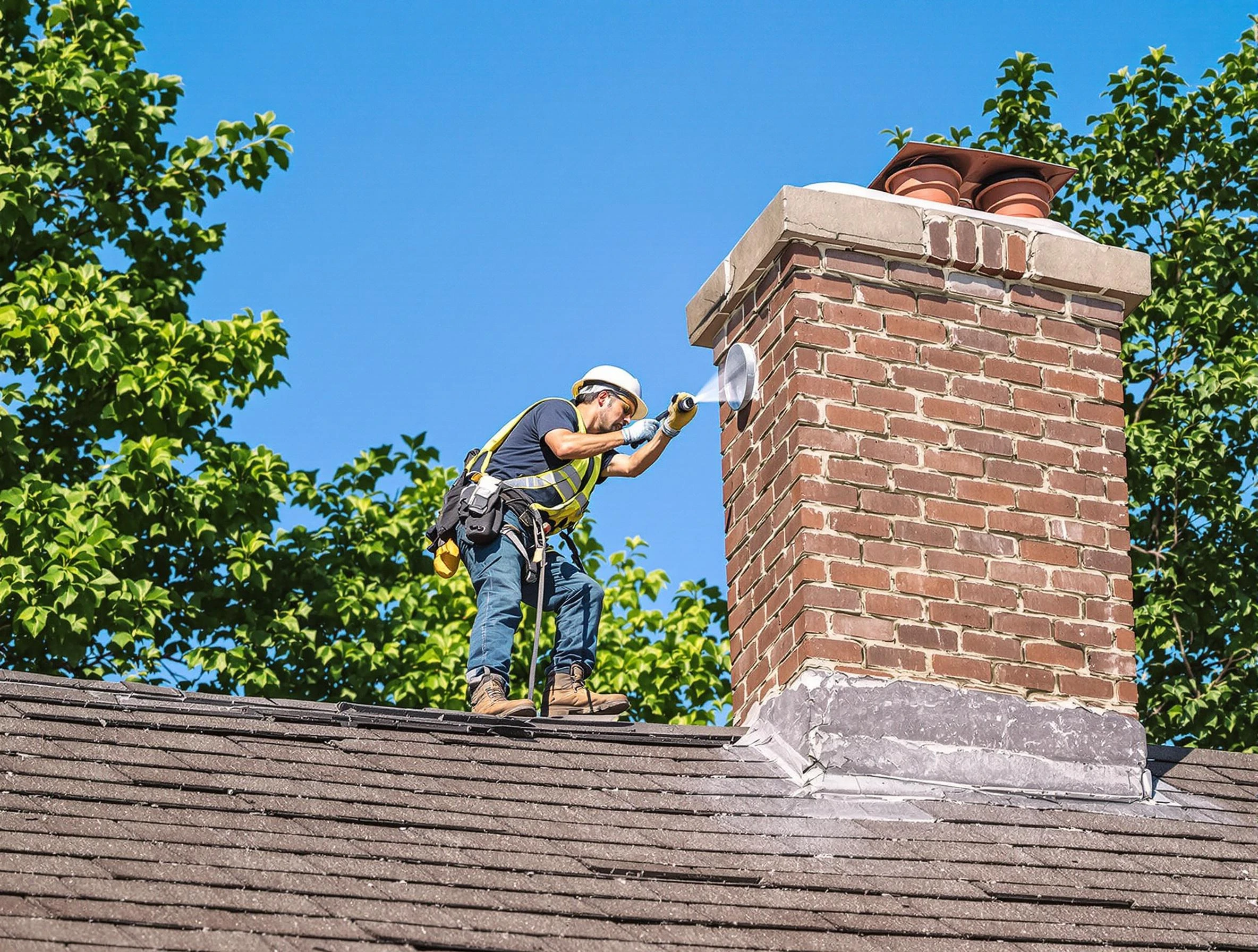 College Park Chimney Sweep performing an inspection with advanced tools in College Park, GA