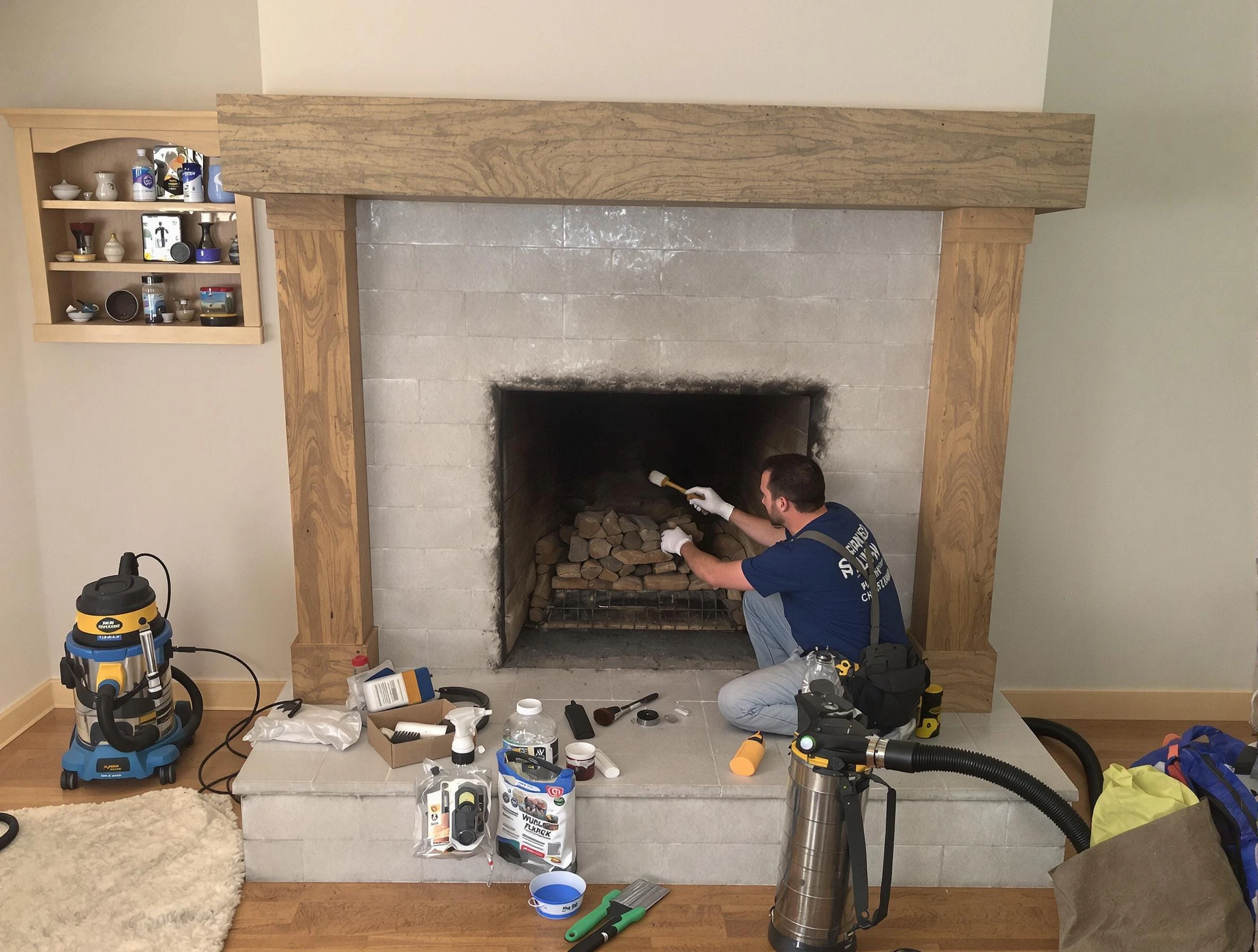 Detailed creosote removal process by College Park Chimney Sweep in College Park, GA